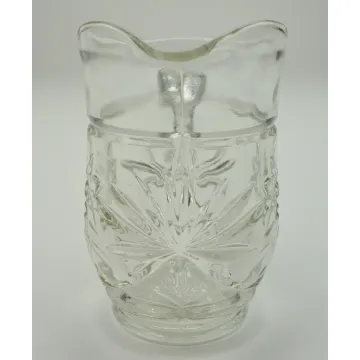 Anchor Hocking - Prescut Clear Pattern - Pint Pitcher - 5.25 Tall