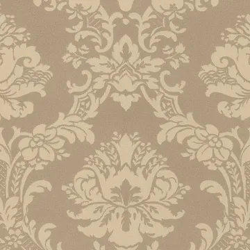 Document Damask Wallpaper Metallic Gold Norwall Wallcovering SL27541