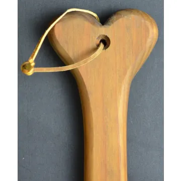 Wooden Heart Design Wall Paddle With Heart Shape Handle - 30 Tall