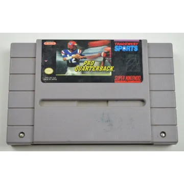 Super Nintendo (SNES) Game - Pro Quarterback - Football - Tradewest Sports 1992