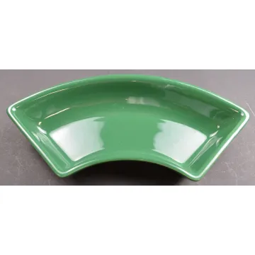 Longaberger - Woven Traditions Ivy Green - Crescent Dish - 10.375 Long