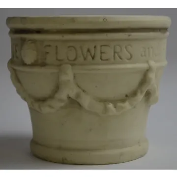 Ceramic  Flowers and Foliage Planter - 4.25 Tall