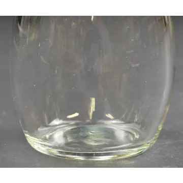 Cleare Pressed Glass Flower Vase - 4.5 Tall