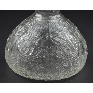Tiara Crystal - Sandwich Clear Pattern - Decanter - 7.125 Tall