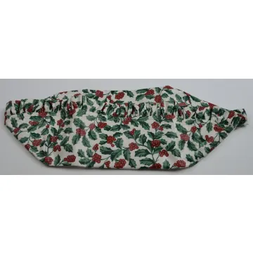 Longaberger Holiday Cheer Basket Liner - Holly Berry