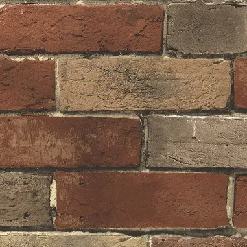 BG21584 Photo Brick Wallpaper Orange, Tan, Brown Fresh Kitchens 5 Norwall Wallcovering