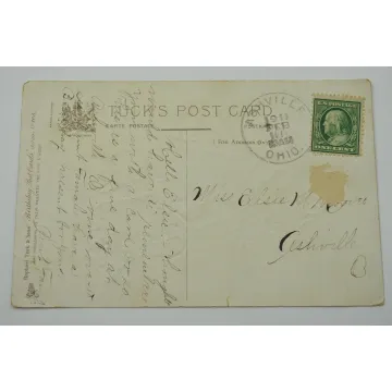 Vintage Postcard - Fond Birthday Wishes - 1911