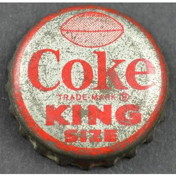 Coca Cola NFL All Star Bottle Cap - Detroit Lions - Roger Brown - Coke King Size
