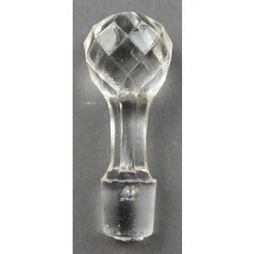 McKee Glass Company Cruet With Stopper - Napoleon Pattern - EAPG - 6.5 Tall