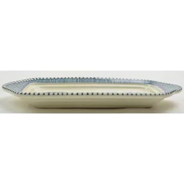 Royal - Currier & Ives Blue Pattern - 1/4 Lb Butter Dish - No Lid