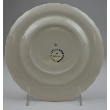 Metlox Vernon Ware - True Blue Pattern - Salad Plate - Hand Painted