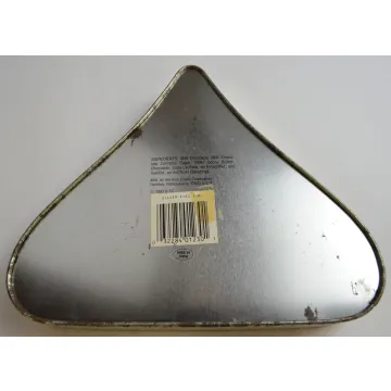 Hershey's Chocolate 1993 Silver Kiss Tin - 8.75 Wide