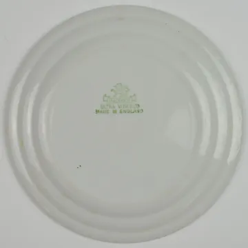 John Maddock & Sons - Bread & Butter Plate - Burgundy Floral Pattern