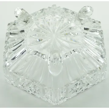 Vintage Princess House Full Lead Crystal Three Footed Candy Dish