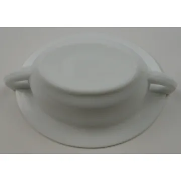 Anchor Hocking Vitrock White Pattern - Cream & Sugar Set