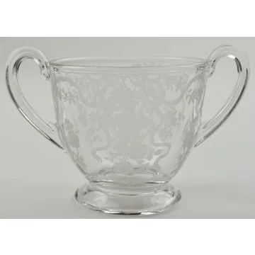 Fostoria - Romance Pattern - Footed Open Sugar