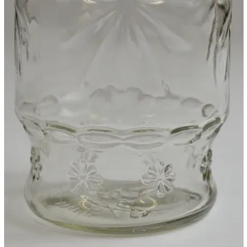 Anchor Hocking Glass Planters Peanuts Lidded Jar - 1980 - 9.75 Tall