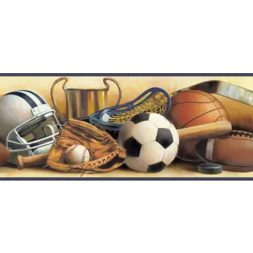 Hansel Sand Classic Sports Portrait Wallpaper Border Chesapeake BBC94111B