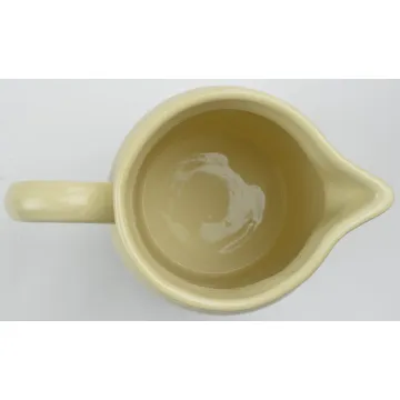 Friendship Pottery - Blue Stripe Pattern Single Stripe - 64 Ounce Pitcher