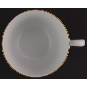Noritake China - White Scapes Collection - Whitecliff Pattern 4083 - Flat Cup