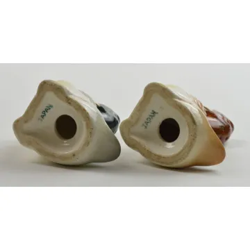 Ceramic Duck Salt & Pepper Shakers - Souvenir of Seven Falls Colorado - Japan