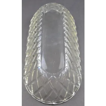 Indiana Glass Pretzel Clear Pattern - Celery Dish - 10.375 Long