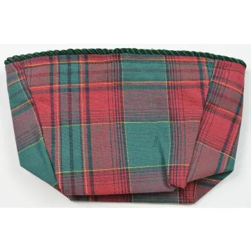 Longaberger Oregano Basket Liner - Evergreen Plaid