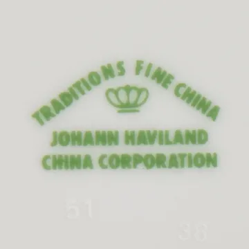 Johann Haviland - Traditions Fine China - Moss Rose Pattern - Dessert Bowl