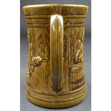 McCoy Pottery Buccaneer Pattern - Beer Pitcher - 8.25 Tall