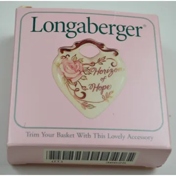 Longaberger 1999 Horizon Of Hope Basket Combo With Tie On