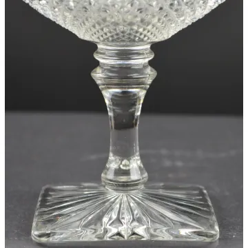 Westmoreland Glass - English Hobnail Pattern - Round Compote - 5 Tall