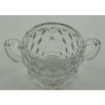 Fostoria - American Clear Pattern - Open Sugar - 3.5 Tall