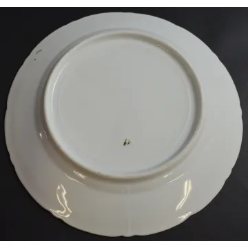 PS Bavarian Porcelain China Bread Plate - Pink Floral Pattern - Bavaria Germany