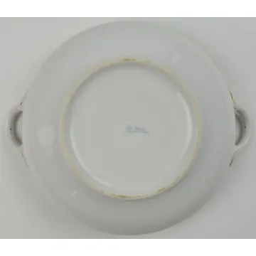 Nippon - Hand Painted Pink Rose Pattern - Round Vegetable Bowl (No Lid)