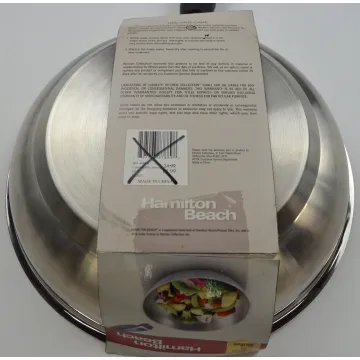 Hamilton Beach Professional Stainless Steel 8 Skillet - Stay Coll Handle