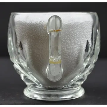 Indiana Glass - Willow Clear Pattern - Open Sugar - 3 Tall