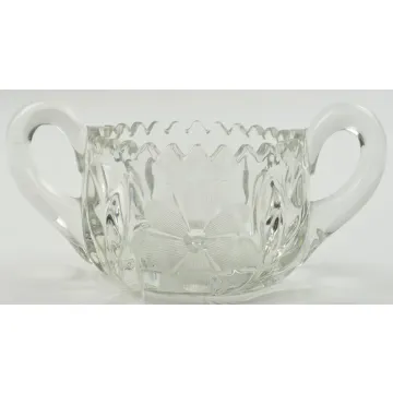 Tiffin / Franciscan - Cut 83 Clear - Cut Floral Pattern - Open Sugar - 167