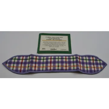 Longaberger Blueberry Plaid Small Handle Tie