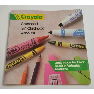 Crayola 1992 Color Holiday Wishes From Crayola Decorative Tin - 6 Wide