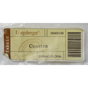 Longaberger Coaster Basket Liner - Spring Floral