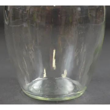 GGG Clear Pressed Glass Sweetheart Vase - No. 1999 - 8 Tall