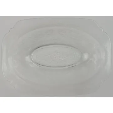 Indiana Glass - Recollection Clear - Oval Vegetable Bowl - 10 Long