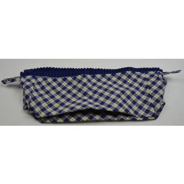Longaberger Blue Ribbon Canning Basket Liner - Blue Ribbon Plaid