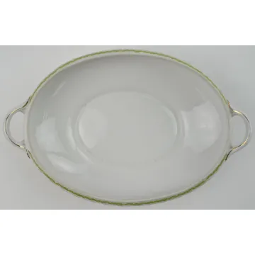 Nippon - Hand Painted Pink Rose Pattern - Oval Vegetable Bowl (No Lid)