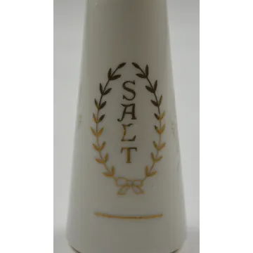 Vintage Grace Before Meals Ceramic Salt Shaker - 4 Tall