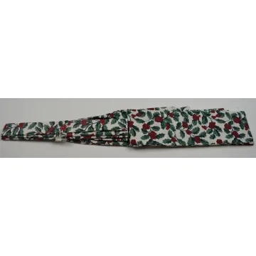 Longaberger Basket Fabric Bow - Holly Pattern