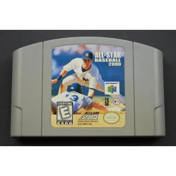 Acclaim Sports All-Star Baseball 2000 - Nintendo 64 Video Game Cartridge