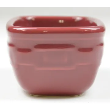 Longaberger Pottery Wovens Traditions Paprika Pattern - Dash Bowl - 5.5 Wide