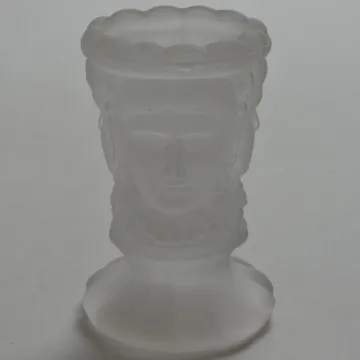 Wright Glass - Three Face Pattern - Toothpick Holder