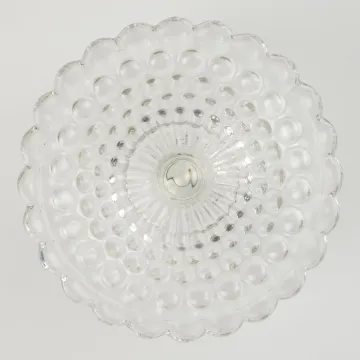 Anchor Hocking Glass - Bubble Foot Clear - Water Goblet - 5.375 Tall